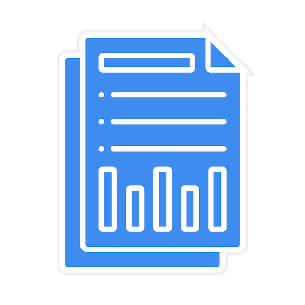 Report icon vector image Can be used for Office