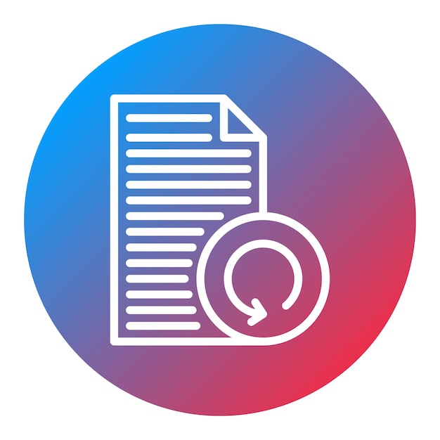 rescan document icon vector image can be used for printing