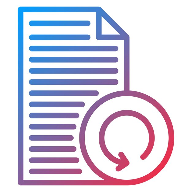 rescan document icon vector image can be used for printing