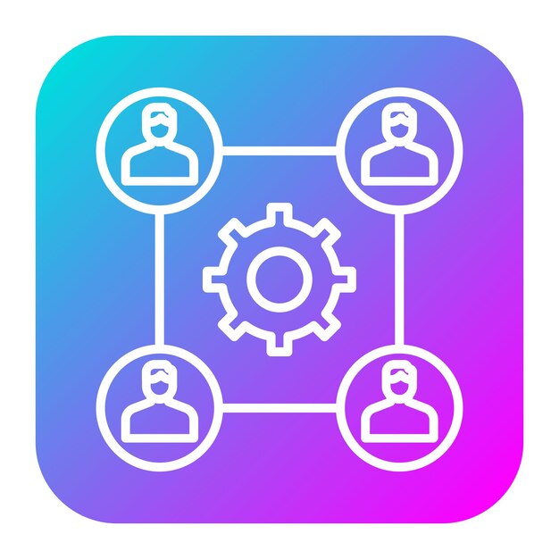 Resource vector icon Can be used for Supply Chain iconset