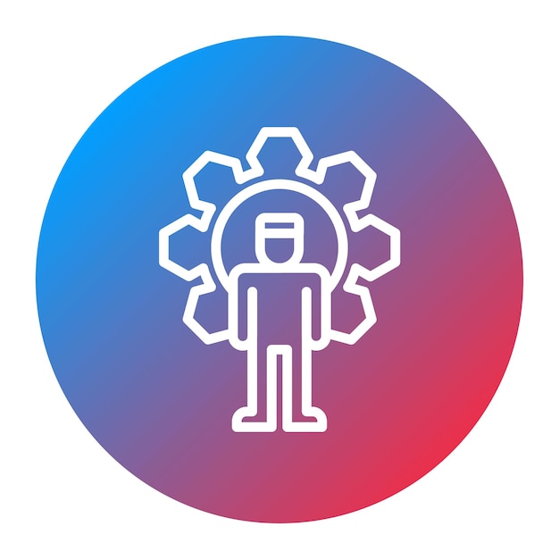 responsibility icon vector image can be used for organization