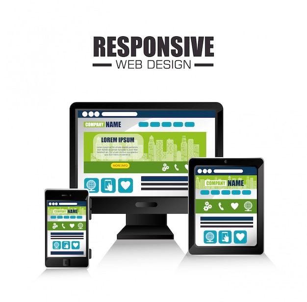 Responsiivinen web design.