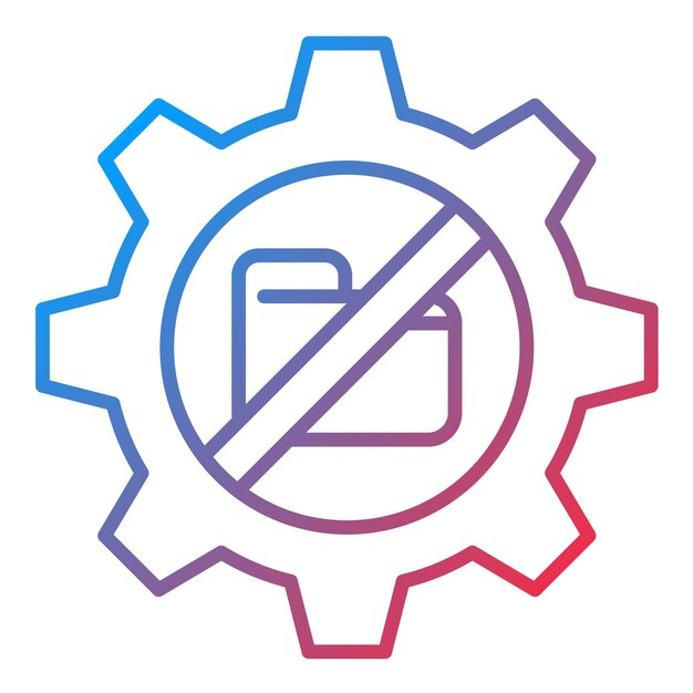 Restriction Of Processing icon vector image Can be used for GDPR