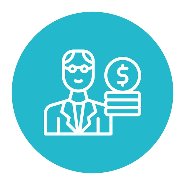 Retirement Income icon vector image Can be used for Retirement
