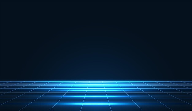 Retro cyberpunk style background SciFi background Neon light grid landscapes 80s 90s