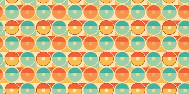 Retro Vintage Seamless Pattern Background