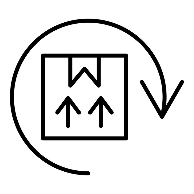 Return Delivery Icon Style