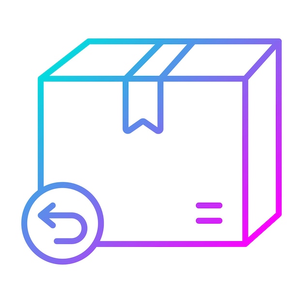 Return Delivery vector icon Can be used for Delivery and Logistics iconset