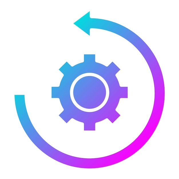 reverse engineering vector icon can be used for data analytics iconset