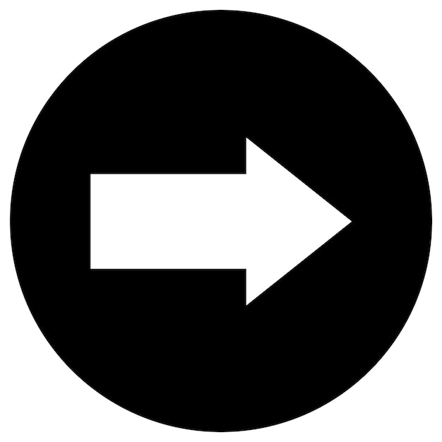 Right arrow Vector Icon Design Illustration