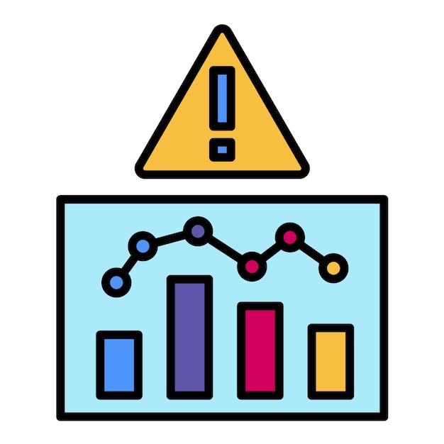 Risk Analysis Flat Illustration