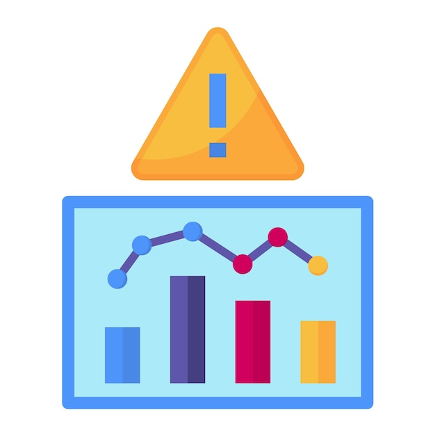 Risk Analysis Flat Illustration
