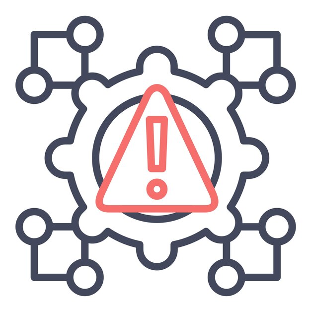 Risk Framework Vector Illustration Style