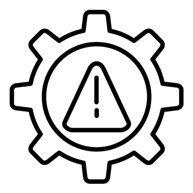 Risk Management vector icon Can be used for Project Assesment iconset