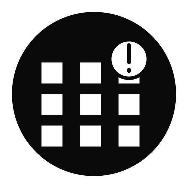 risk matrix icon vector image can be used for risk management