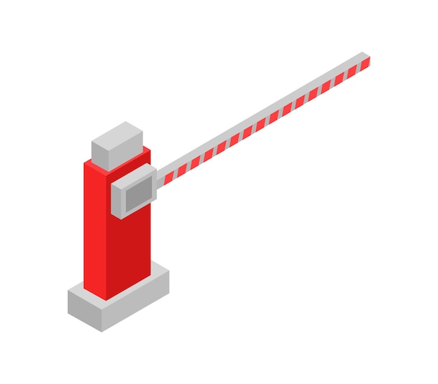 roadblock isometric