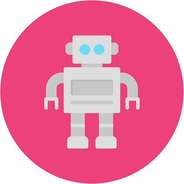 Robot icon vector image Can be used for Manufacturing