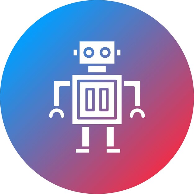 robot icon vector image can be used for research and science