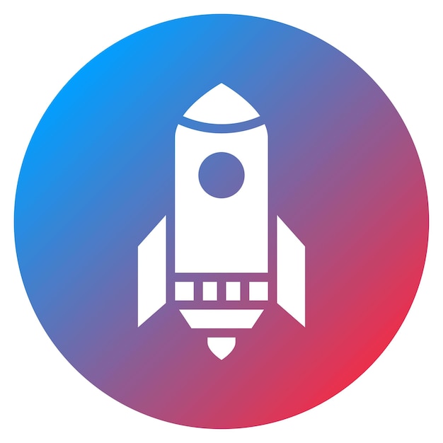 Rocket icon vector image Can be used for Airplane