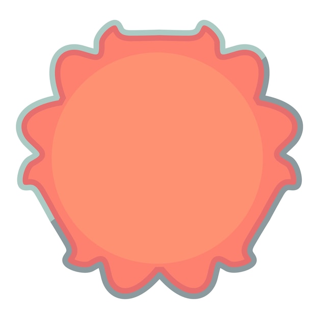 round tag icon cartoon illustration of round tag vector icon for web