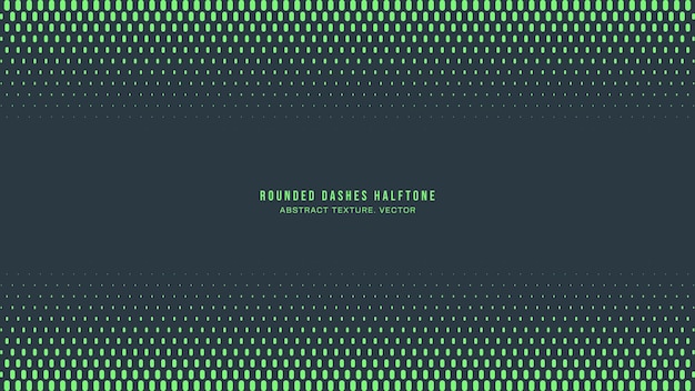 rounded dashes halftone pattern vector border vibrant turquoise abstraction