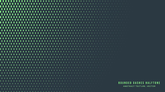 rounded dashes halftone pattern vector round border turquoise abstract backdrop