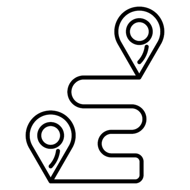 route vector icon can be used for railway iconset