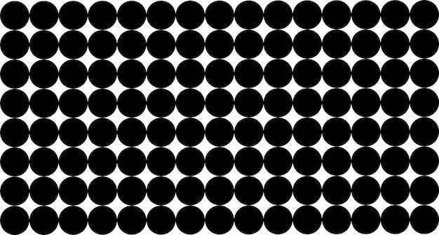 Rows of black circles background