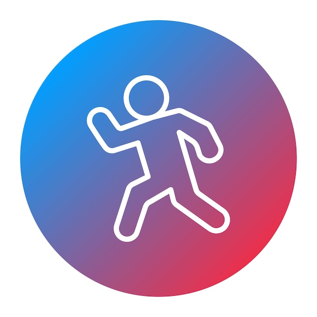 Runner Silhouette icon vector image Can be used for Marathon
