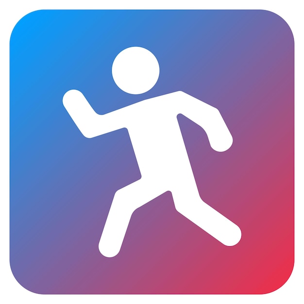 Runner Silhouette icon vector image Can be used for Marathon