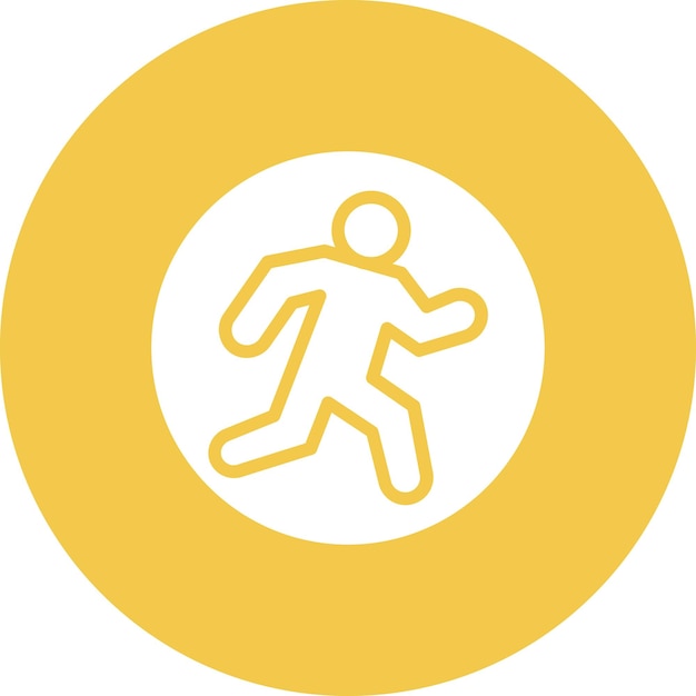 running in circles icon vector image can be used for burnout