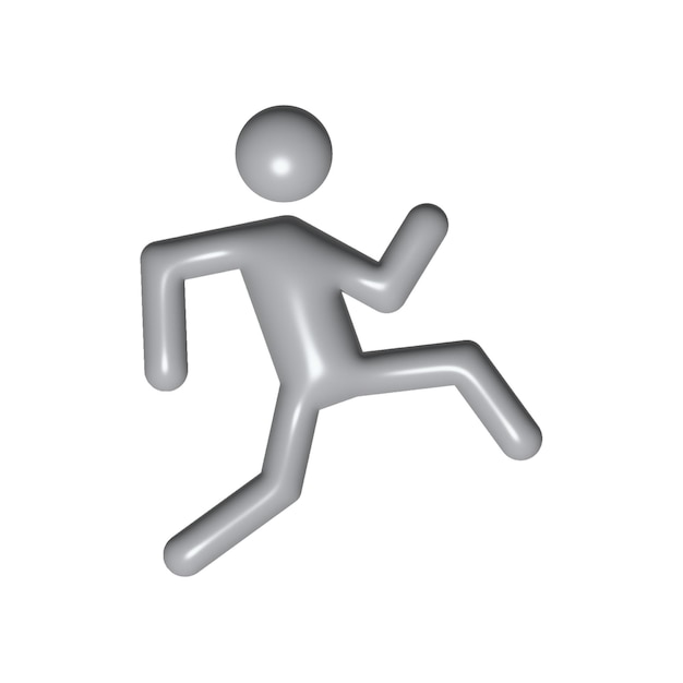 running jogging sport 3d
