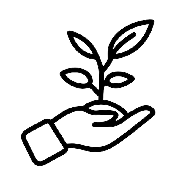 s the thumb and index fingers of a man holding a vibrant green plant in his fingers the stem of