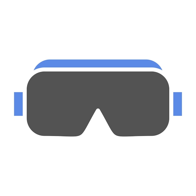 Safety Glasses Icon Style