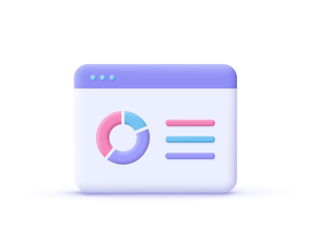 Sales increase money growth icon3d illustration