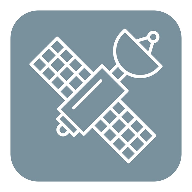 Satellite vector icon Can be used for Communication and Media iconset