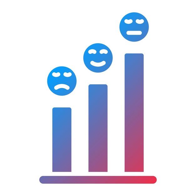 satisfaction level icon vector image can be used for customer feedback