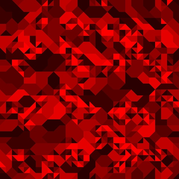 Saumaton mosaiikkikuvio, geometrinen kaoottinen laatoitusvektoritausta taustakuville, pakkauspaperille tai verkkosivustojen taustoille.