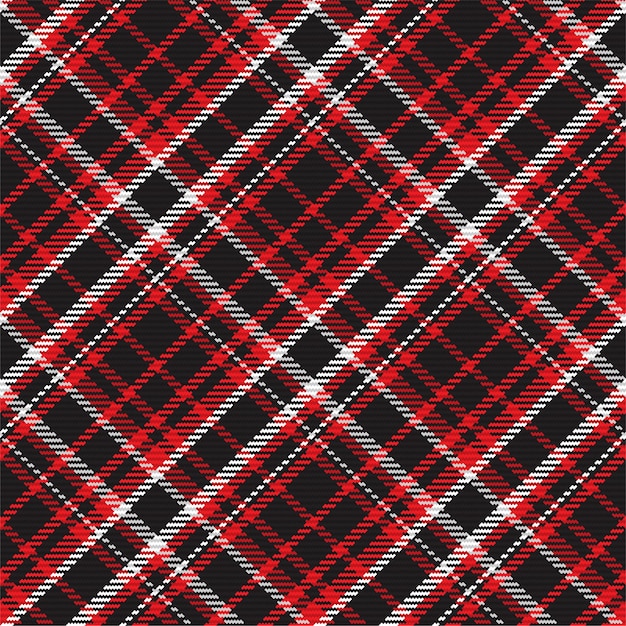 Saumaton skottiruudullinen tartan-kuvio