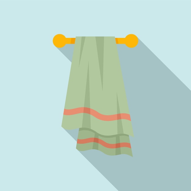 sauna towel icon flat illustration of sauna towel vector icon for web design