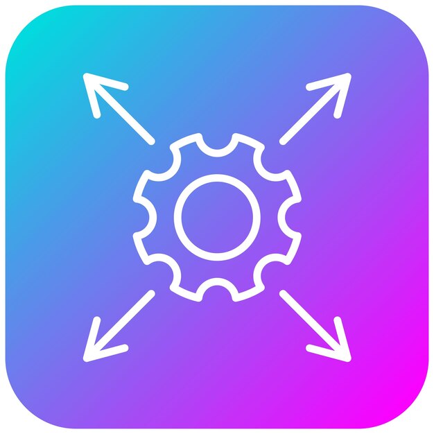 Scalability vector icon Can be used for Mass Production iconset