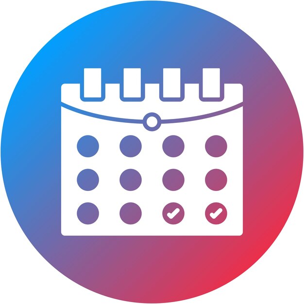 Schedule icon vector image Can be used for Startup