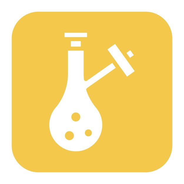 schlenk flask icon vector image can be used for science