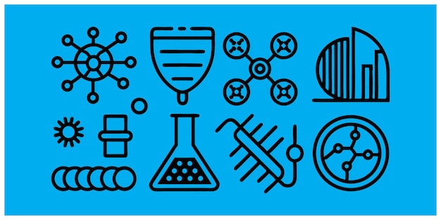 Science and Technology Icons