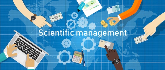 Scientific management Theory of management that analyzes and synthesizes workflows Its main objective is improving economic efficiency especially labor productivity