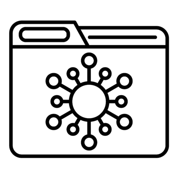 Scramble System Line Illustration