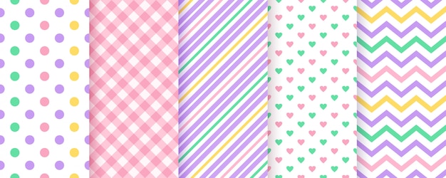 Scrapbook seamless pattern.