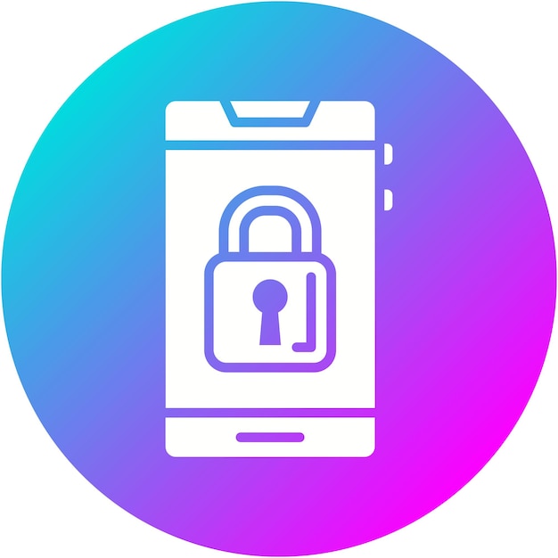 screen lock portrait vector icon can be used for mobile ui ux iconset