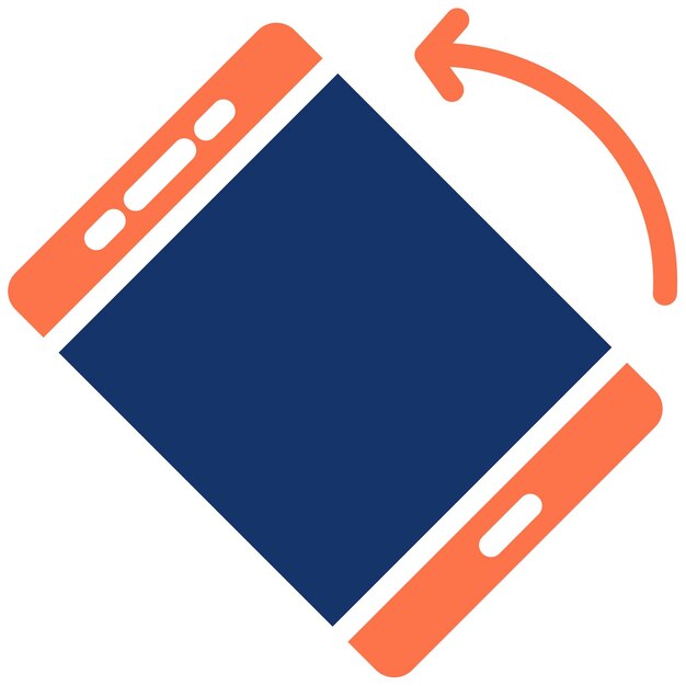 Screen Rotation Vector Illustration