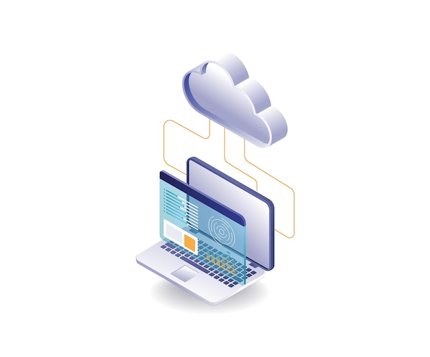 Screen server cloud data analysis